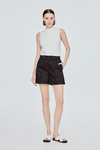 Panelled Drawcorded Shorts