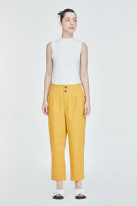 Tappered Double Button Trousers