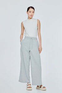 Relaxed Contrast Straight Trousers