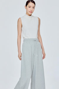 Relaxed Contrast Straight Trousers