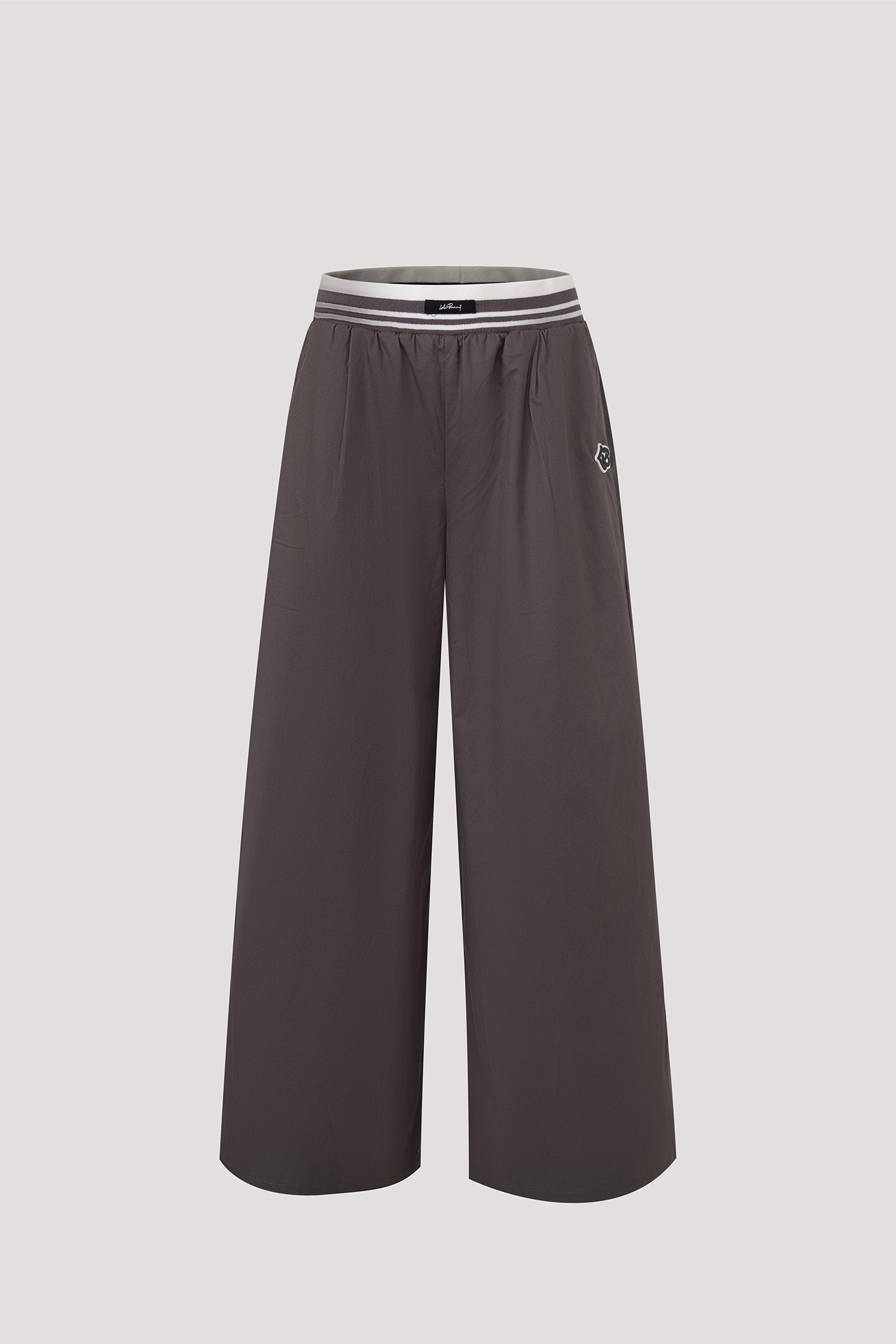 Wide Leg Logo Pants