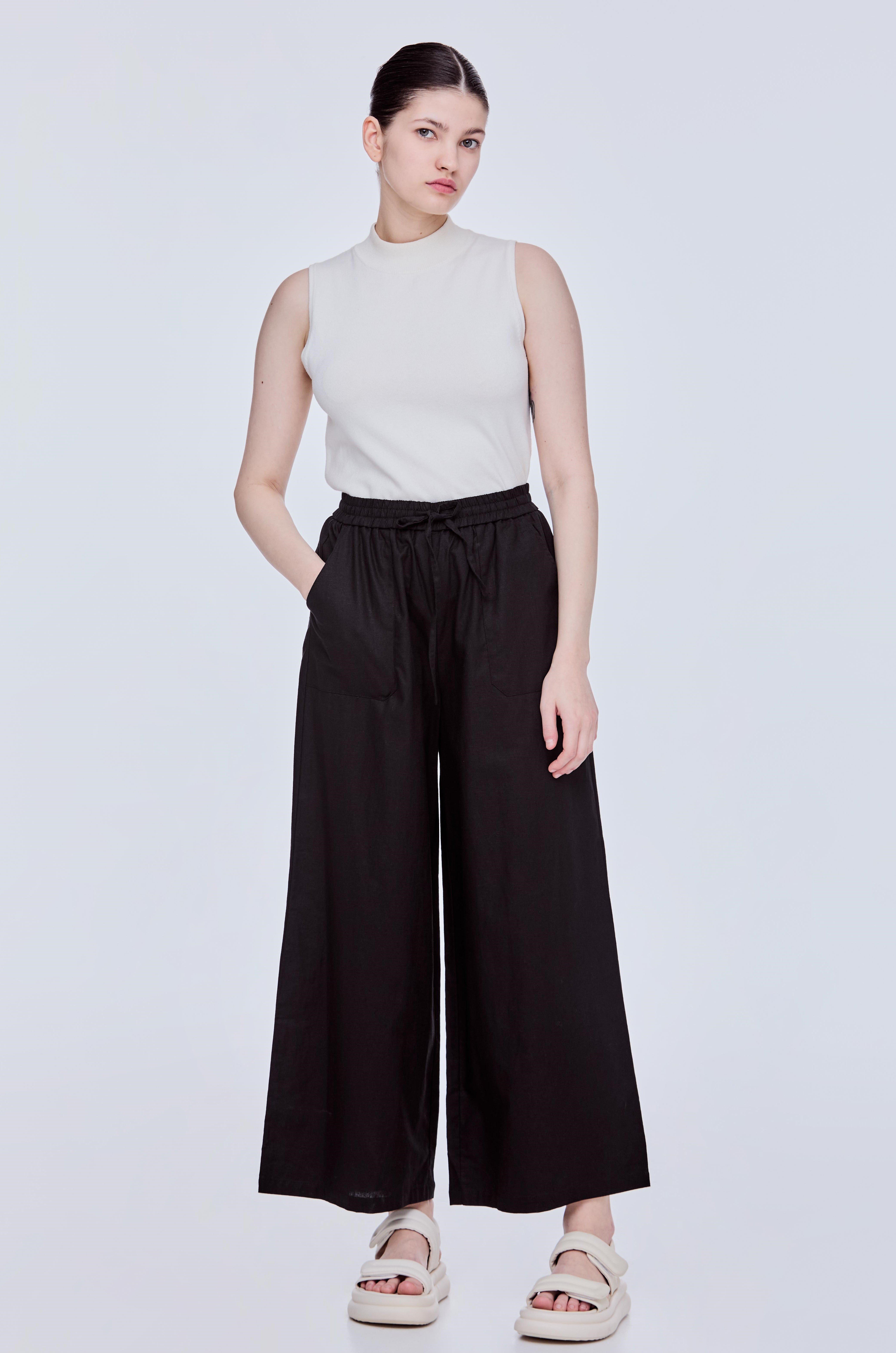 Basic Wide Leg Pants