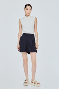 Basic Pleated Shorts