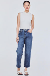 Dark Washed Denim Pants