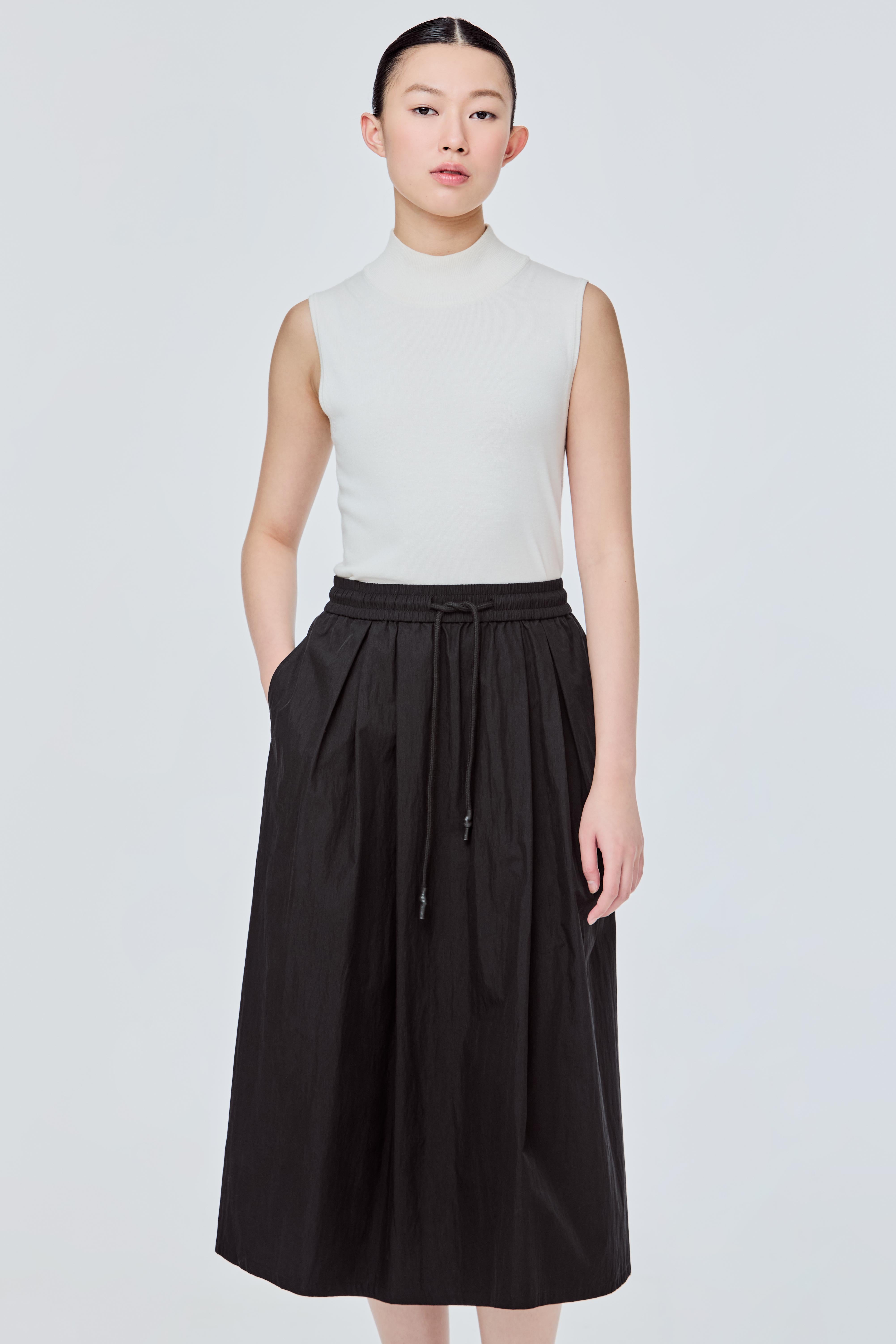 Corded Flare Skirt