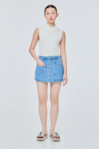 Midi Denim Skirt