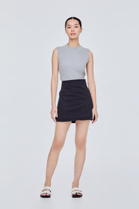 Off Centered Mini Skirt