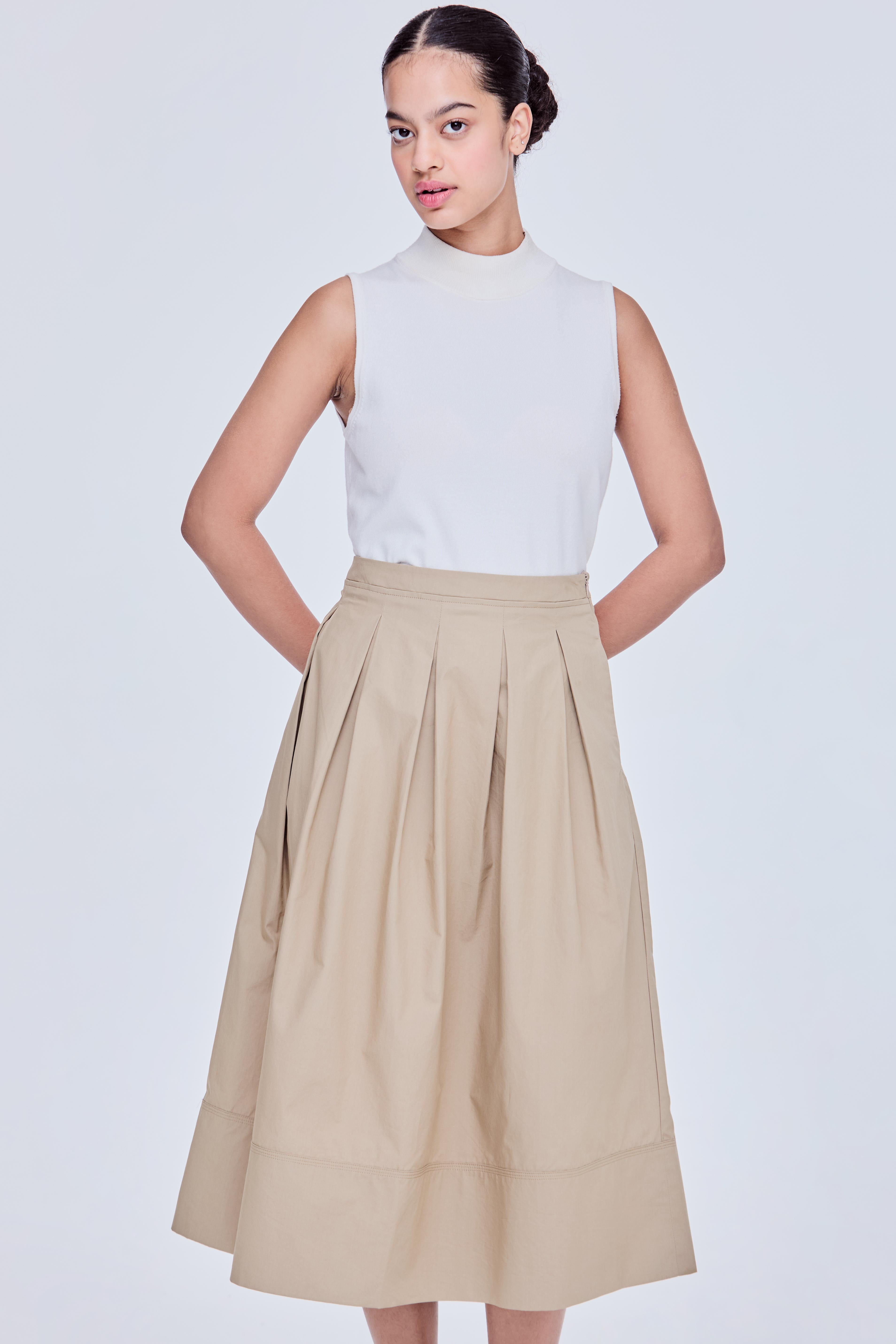 Box Pleats Skirt