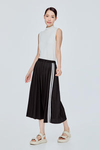 Pleated Maxi Skirt