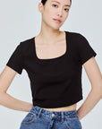 Jersey Cropped Top