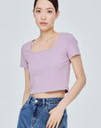 Jersey Cropped Top