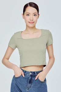 Jersey Cropped Top