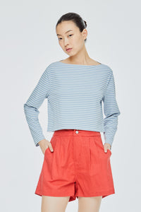 Boat Neck Jersey Top