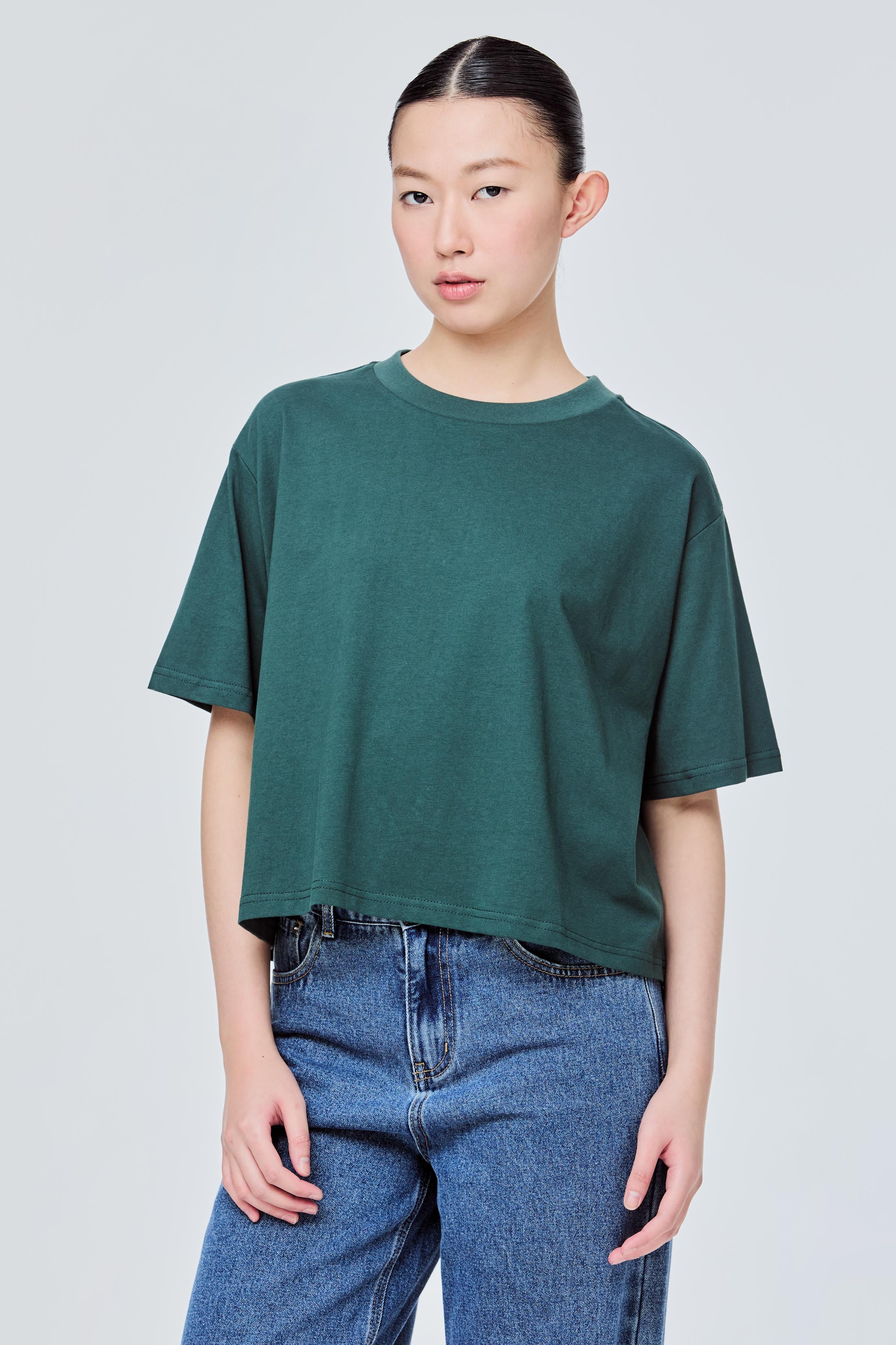 Basic Oversized Crop Top