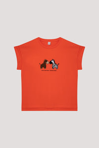 Contrast Graphic Tee