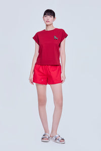 Embroidered Applique Tee
