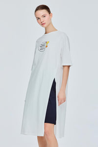 Tweety High Slit Maxi T-Shirt