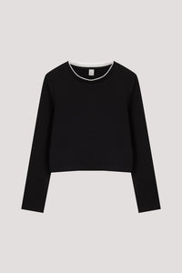 Contrast Boxy Long Tee