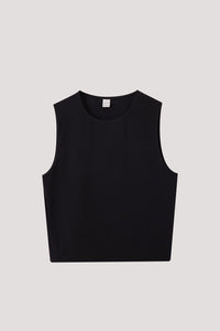 Sleeveless Cropped Tank Tee