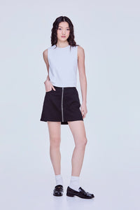 Sleeveless Cropped Tank Tee