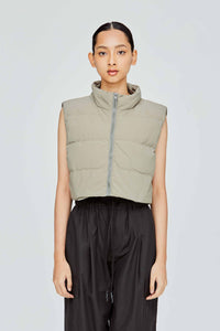 Padded Cropped Vest Puffer