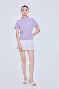 Mock Neck Knit Top