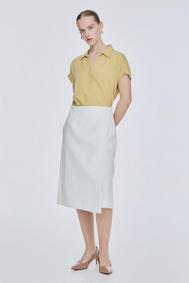 Structured A-Line Skirt