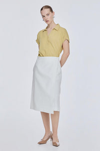 Structured A-Line Skirt
