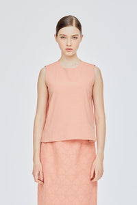 Twin Vent Sleeveless Top