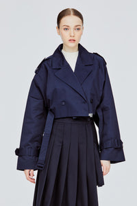 Crop Trench Coat