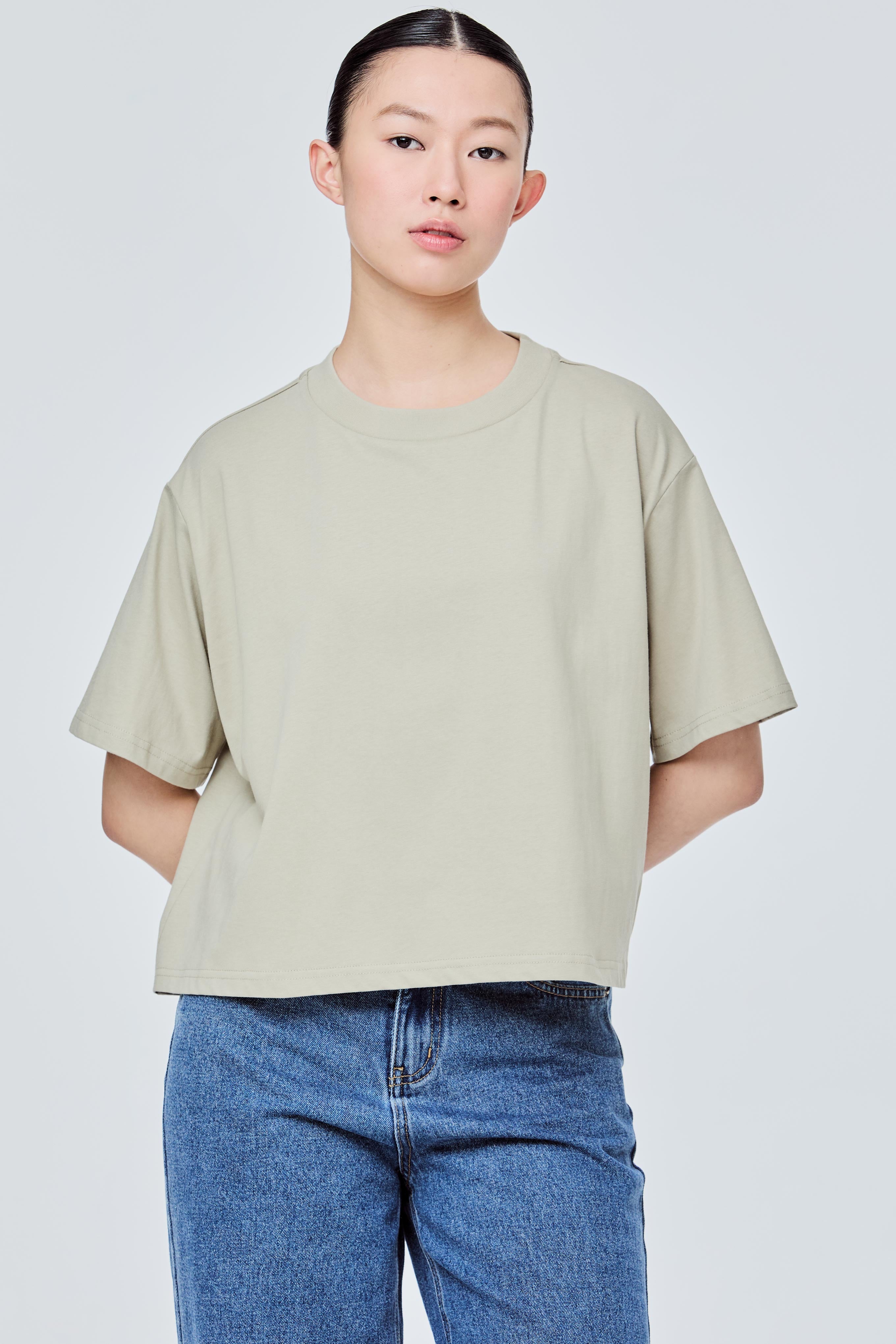 Basic Oversized Crop Top