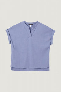 V-Placketed Blouse