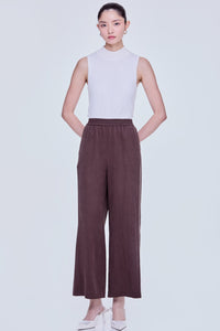 Wide Leg Sheen Trousers