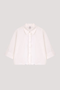 Scrunched Buttondown Top