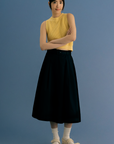 Belted Pleated Culottes