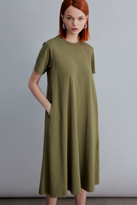 Flare Boxy T-Shirt Dress