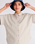 Relax Fit Short Sleeve Blouse