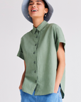 Relax Fit Short Sleeve Blouse