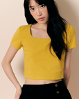 Jersey Cropped Top