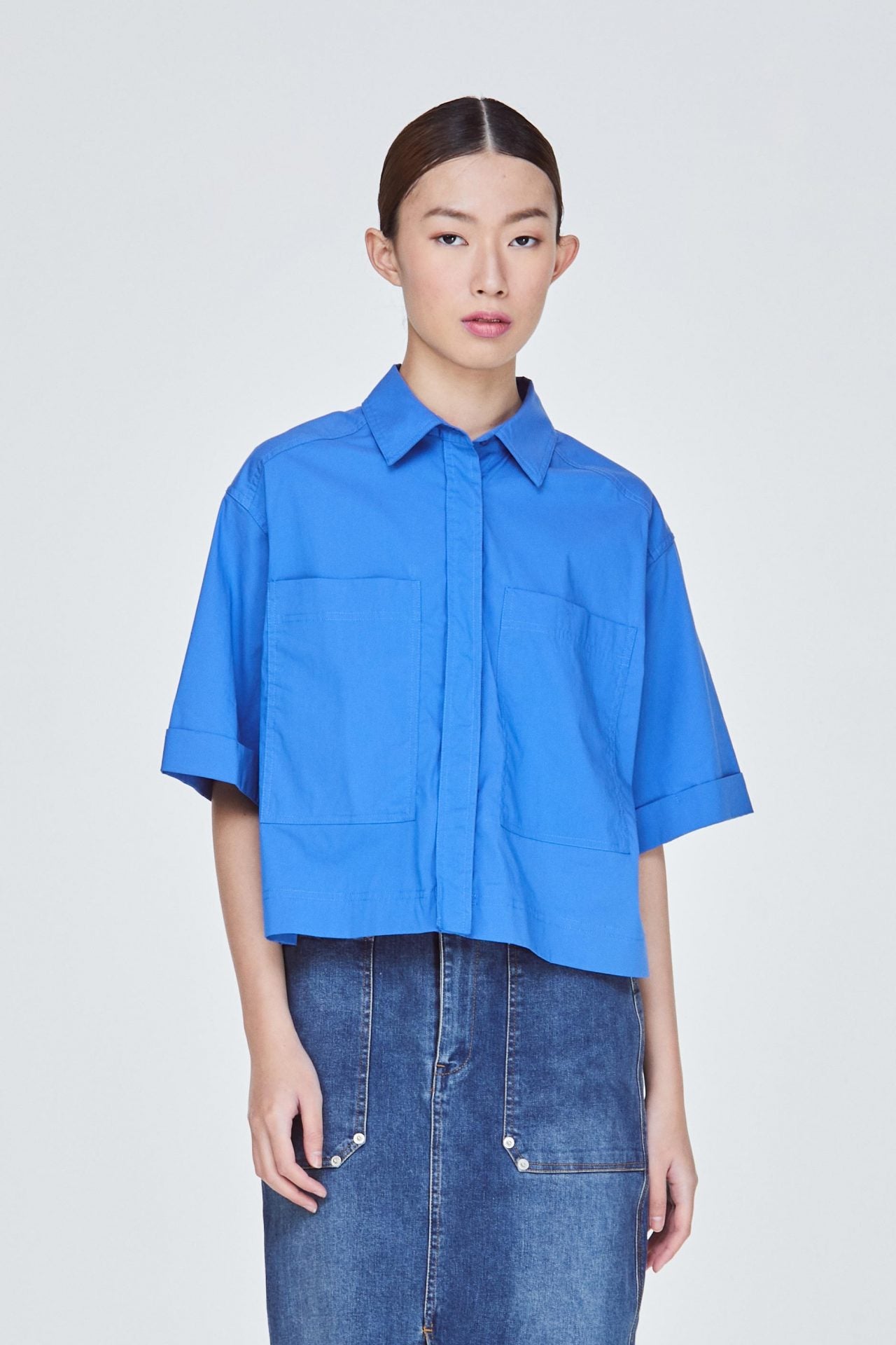 10442 AZURE BLUE TOP