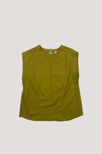 10501 OLIVE SLEEVELESS TOP FRONT