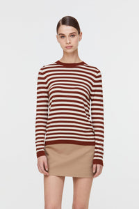 10816 ROSEWOOD STRIPES ONLINE EXCLUSIVE CREW SWEATER