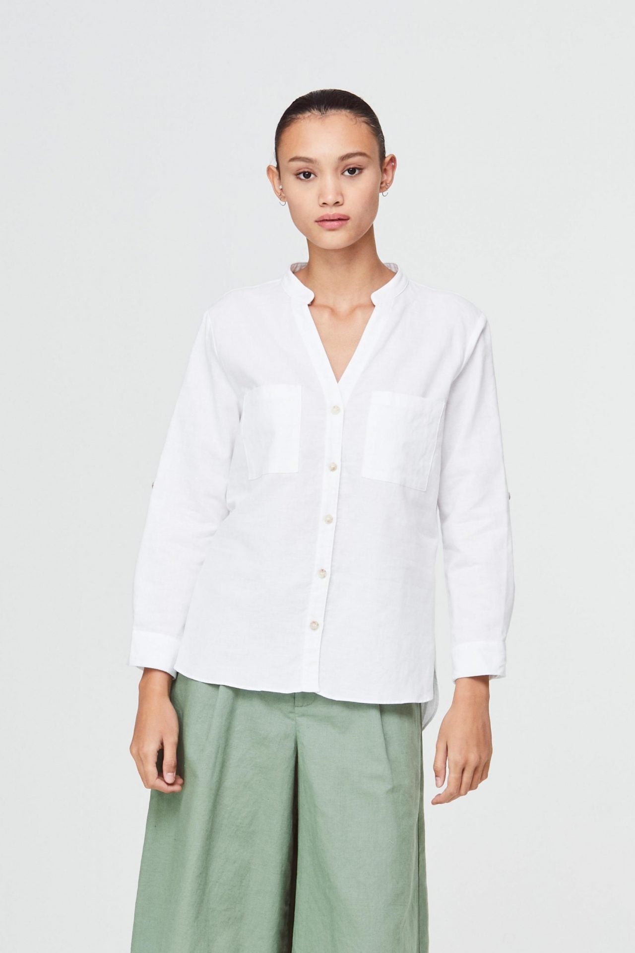 Linen Pocket Blouse – iORA Malaysia