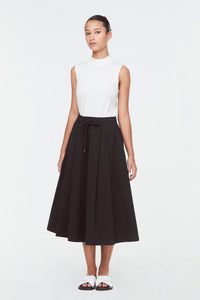 9883 Drawcorded Culottes Black