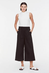 9930 BLACK PANELLED DRAWCORDED TROUSERS