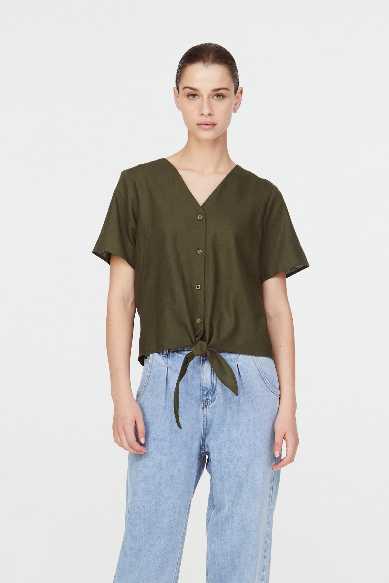 9954 TOP ARMY GREEN