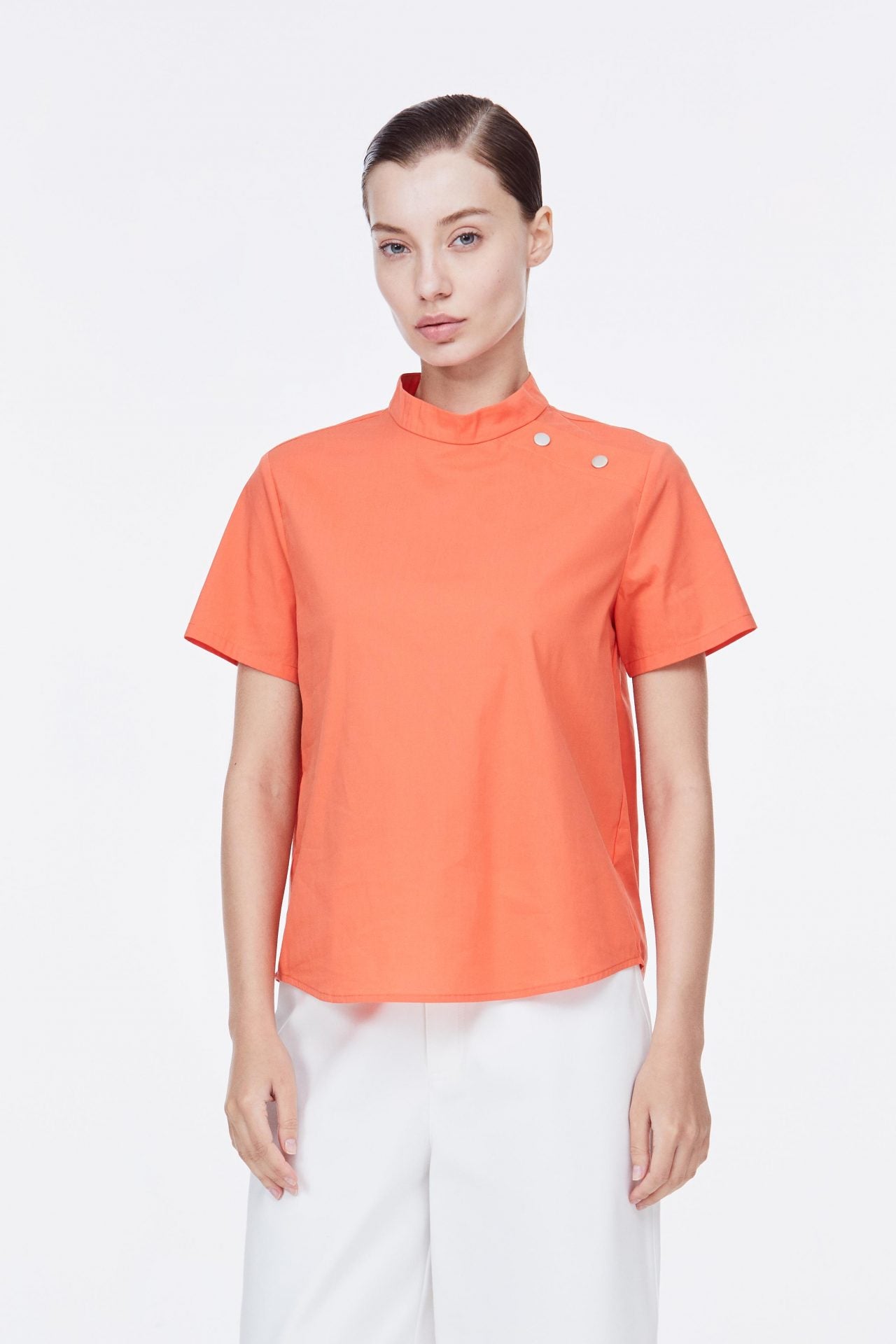 AB 11308 SHORT SLEEVE TOP ORANGE