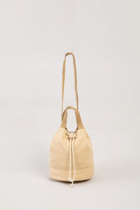 ABA 20834 DRAWSTRING BUCKET BAG KHAKI 1