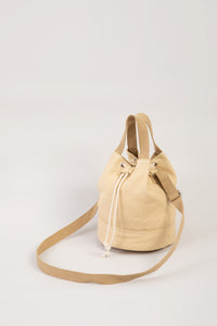 ABA 20834 DRAWSTRING BUCKET BAG KHAKI 3