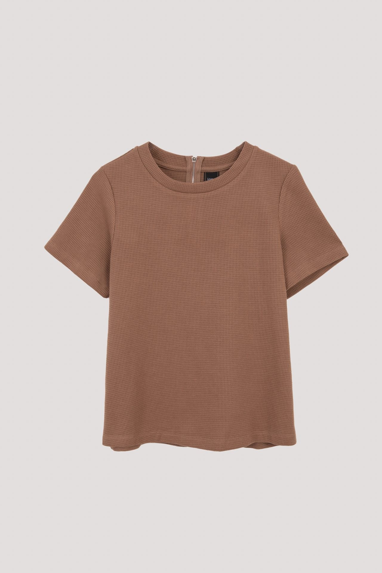 AT 10051 ROUND NECK TEE BROWN